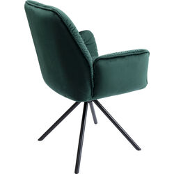 Swivel Chair with Armrest Mila Green