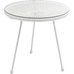 Tavolino d'appoggio Acapulco Mono  bianco Outdoor