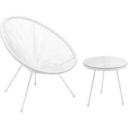 Tavolino d'appoggio Acapulco Mono  bianco Outdoor