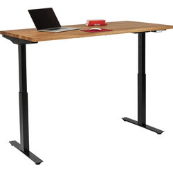 Scrivania Office Jackie quercia nero 160x80