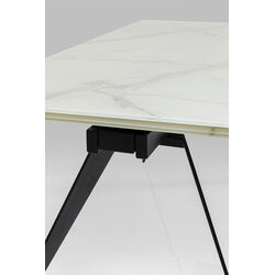 Ausziehtisch Amsterdam Marble 160(40+40)x90