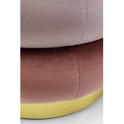 Pouf Sandwich mauve Ø45cm