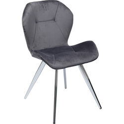 Chaise Viva gris-chromé