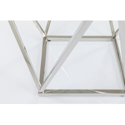 Side Table Cristallo Chrome 50x50cm