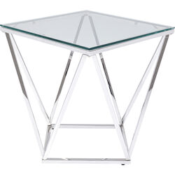 Side Table Cristallo Chrome 50x50cm