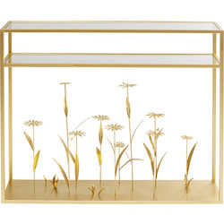 85066 - Consola Flower Meadow oro 100cm