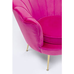 Fauteuil Water Lily doré-fuchsia