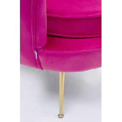 Fauteuil Water Lily doré-fuchsia