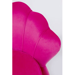 Fauteuil Water Lily doré-fuchsia