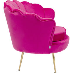 Fauteuil Water Lily doré-fuchsia