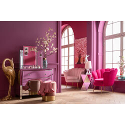 Fauteuil Water Lily doré-fuchsia