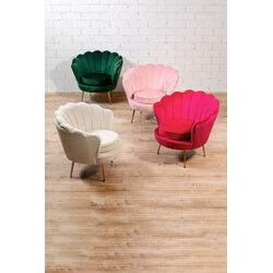 Fauteuil Water Lily doré-fuchsia