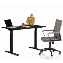 Scrivania Office nero nero 120x70