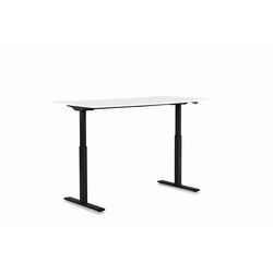 Scrivania Office nero bianco 160x80