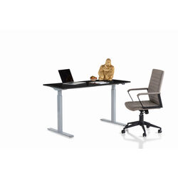 Desk Office Smart Grey Black 140x70