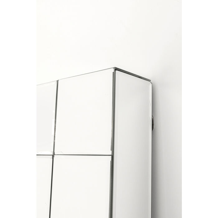 Camargue Espejo de pared Basic (80 x 80 cm, Plateado)