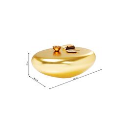 Couchtisch Pebble Gold 122x96