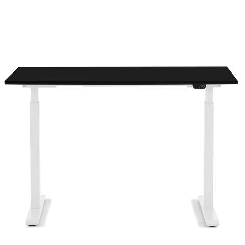 Bureau Office blanc noir 120x70