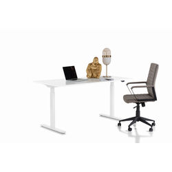 Scrivania Office bianco bianco 160x80