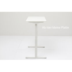 Scrivania Office bianco bianco 160x80