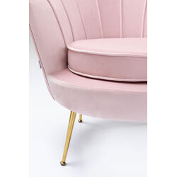 Fauteuil Water Lily doré-rosé