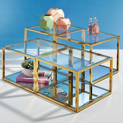 Coffee Table Orion Gold (4/Set)