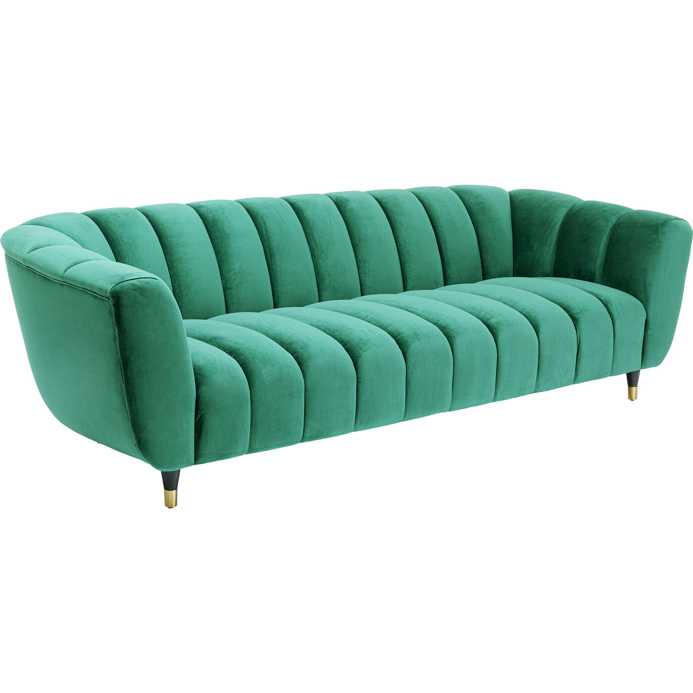 Sofa Spectra 3-Seater Green 245cm - KARE Belgium