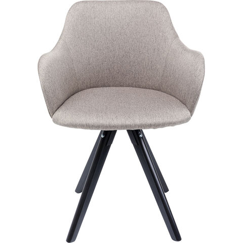 Swivel Armchair Lady Loco Taupe