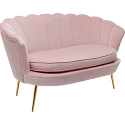 Sofa Water Lily 2-Sitzer Gold Rosa