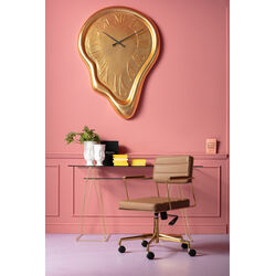 Chaise pivotante de bureau Dottore marron