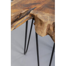 Table d'appoint Aspen nature 50x50cm