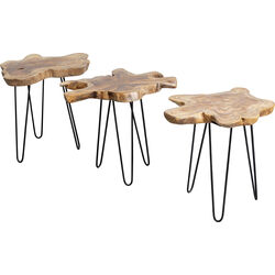 Table d'appoint Aspen nature 50x50cm