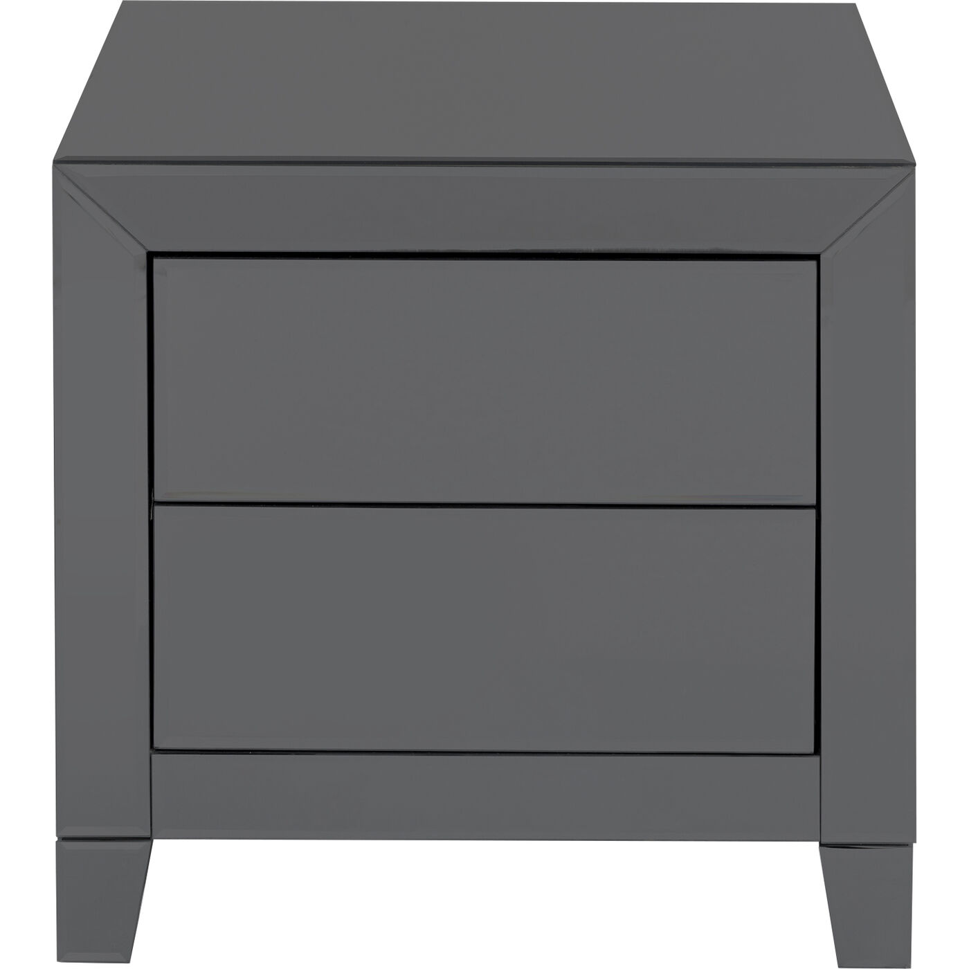 [85391] Dresser Small Luxury Push 2 Drawers Grey