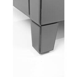 Commode haute Luxury Push 5 tiroirs gris