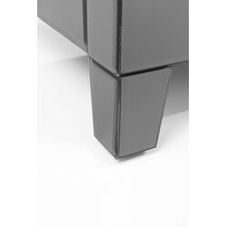 High Dresser Luxury Push 5 Drawers Grey