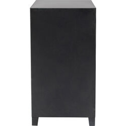 High Dresser Luxury Push 5 Drawers Grey