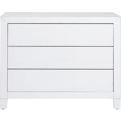 Dresser Luxury Push 3 Drawers White