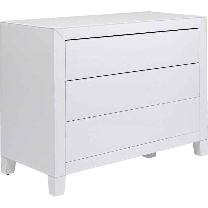 Dresser Luxury Push 3 Drawers White, 45 Inch Width Dresser Ikea Philippines