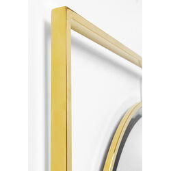 Mirror Stanford Frame Gold Ø90cm