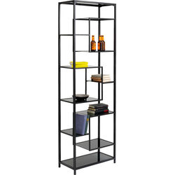 Regal Loft Schwarz 60x195cm