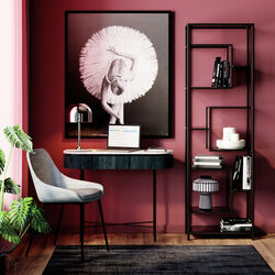 Shelf Loft Black 60x195cm