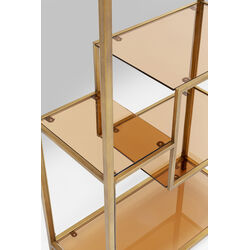 Scaffale Loft oro 100x60