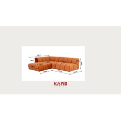 Ecksofa Belami Velvet Grau Rechts