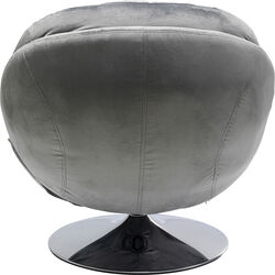 Fauteuil pivotant Cosy gris