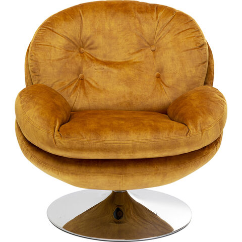 Sillón giratorio Cosy ámbar
