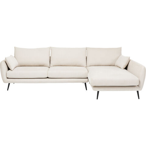 Corner Sofa Amalfi Right Cream 275cm