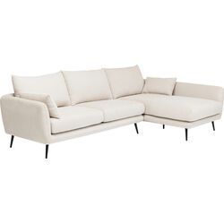 Ecksofa Amalfi Rechts Creme 275cm