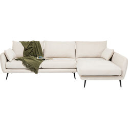 Ecksofa Amalfi Rechts Creme 275cm