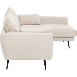 Ecksofa Amalfi Rechts Creme 275cm