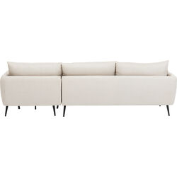 Ecksofa Amalfi Rechts Creme 275cm